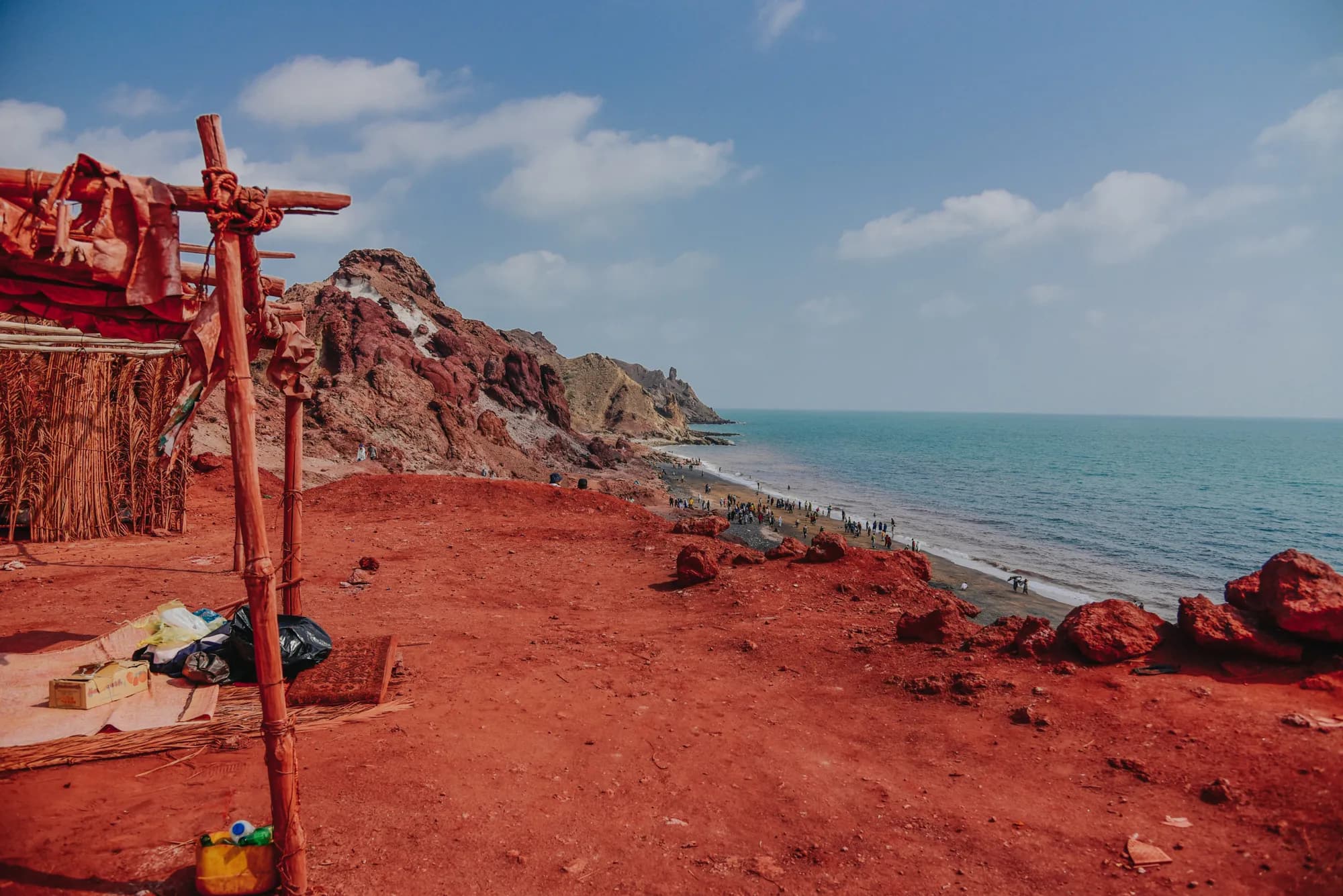 The Red Soil Beach